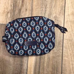 NWOT Vera Bradley Navy Makeup / Cosmetic Bag